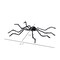 Edge Collections - Multicolor - Halloween Spider Decoration Light-up With Bendable Legs - 1 Piece